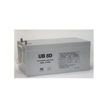 Universal Battery UPG GEL 12V 250Ah Sealed Lead Acid - GEL Battery - L4 UPG-40702